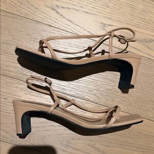 BEVZA Women's Tan Strappy Sandals